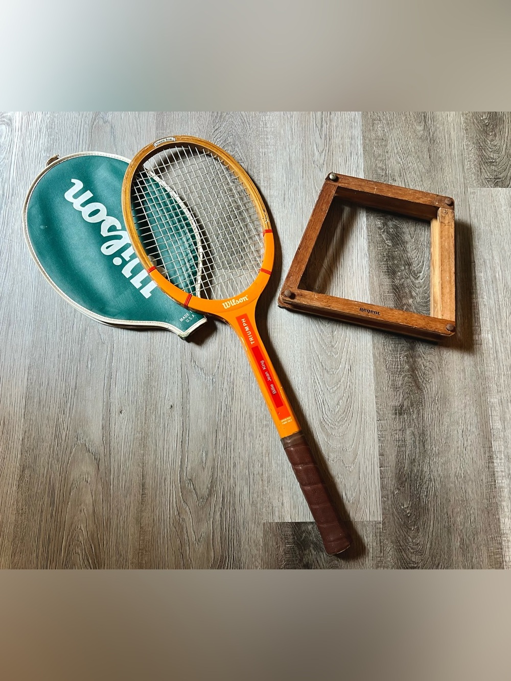Vintage 1970’s Special Edition Wilson x Billie Jean King “Triumph” Rackquet Set